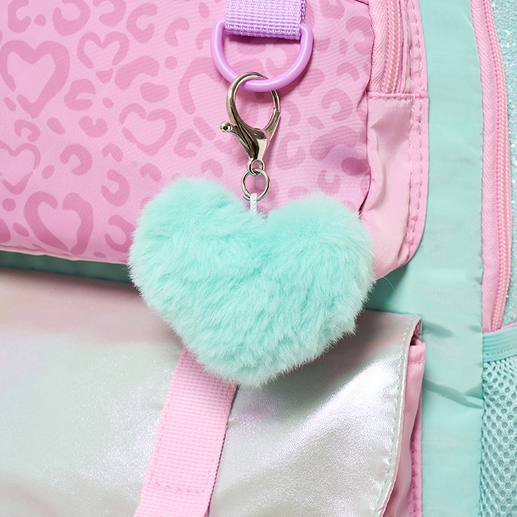 Mochila Escolar FW 2026 Fun World Chic 18" con Carro Desmontable Rosa-Verde Art.202149